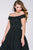 40555 Beaded Off Shoulder Ballgown