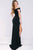 40582 Off Shoulder Surplice Jersey Dress