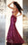 Panoply - 14621 Sparkling Halter Gown with Side Cutouts In Pink