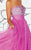 Tiffany Homecoming - 61116 Sparkling Strapless Sweetheart A-line Gown In Pink