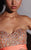 Studio 17 - 12428 Strapless Jewel Ornate High Low Dress In Orange