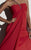 Studio 17 - 12439 Single Strap Ruched Empire Gown In Red