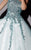 Studio 17 - 12454 Asymmetrical Sheer Beaded Evening Gown In White
