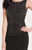 Alyce Paris - 4486 Crystal Ombre-Detailed Scoop Back Dress In Black