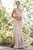 Jolene Collection - 18109 Embellished Two Piece Sheath Dress In Pink
