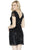 Jolene Collection - 17582 Sequined Illusion Scoop Sheath Dress In Black