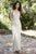 Jolene Collection - 18315 Sweetheart Neck with Strap Beaded Gown In Silver and Neutral
