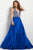 45031 Crystal Crusted Plunging Gown