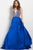 45031 Crystal Crusted Plunging Gown