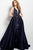 45063 Embellished V-neck Ballgown