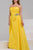 Strapless Ruched Fitted Prom Dress with A Line Overskirt 45079