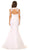 Lace Illusion Mermaid Wedding Evening Gown