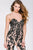 49541 Applique Strapless Sweetheart Jumpsuit