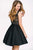 45155 Fit and Flare Little Black Dress