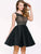 45155 Fit and Flare Little Black Dress