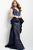45168 Lace Satin Sheath Dress