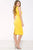 Plunging V-Neck Ponte Knit Sheath Cocktail Dress 35051