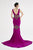 Saboroma - 4523 Lattice Beaded Illusion Cutout Gown In Pink
