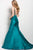 45247 Stunning Plunging Neckline Embellished Mermaid Dress