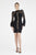 Saboroma - 4530 High Neck Feathered Cocktail Dress In Black
