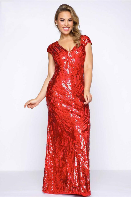 Mac Duggal - Fabulouss Style 4532F in Red