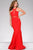 Sheer Halter Neckline Semi-Open Back Dress 45713