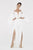 Saboroma - 4571 Illusion Cape Sleeves Jumpsuit In White