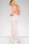 Lace Fitted V-Neck Prom Dress 45725