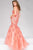 Floral Lace Trumpet Dress  45734