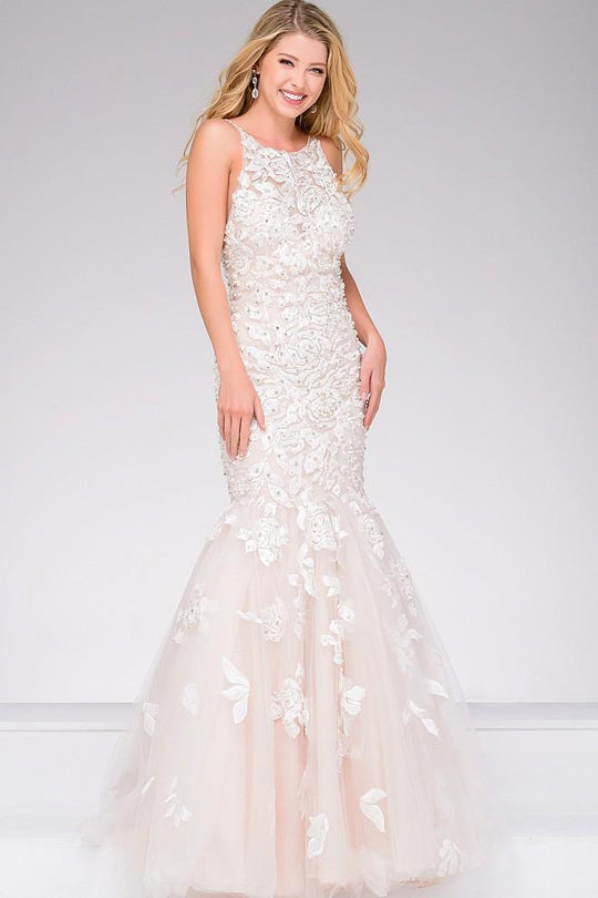 Sleeveless Long Mermaid  Dress 45745