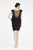 Saboroma - 4588 Jewel Sheer Back Cocktail Dress In Black