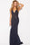 Embellished Long Jersey Prom Dress 45898