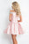 Rachel Allan - 4597 Crystal Ornate Off Shoulder Corset Dress In Pink
