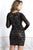 Baccio Couture - Judith Painted Sleeves Coffee 