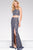 Jovani -High Slit Two-Piece  Prom Dress 46002