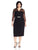 Alex Evenings - Illusion Cocktail Dress 460046 in Black