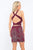 Rachel Allan - 4600 Two Piece Cross Halter Beaded Sheath Dress in Purple