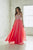 Tiffany Homecoming - Ornate Sweetheart Crystal Chiffon Evening Gown 46011 In Pink