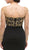 Eureka Fashion - Illusion Bateau Neck Beaded Sheath Evening Gown