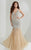 Tiffany Homecoming - Classy Sleeveless Gown with Foamy Flounce 46067 in Neutral and Silver