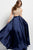46074 Two Piece Halter Ballgown Dress