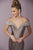 Tiffany Homecoming - Bejeweled Portrait Neck Mermaid Dress 46075 In Brown