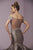 Tiffany Homecoming - Bejeweled Portrait Neck Mermaid Dress 46075 In Brown