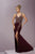 Tiffany Homecoming - Mesmeric Beaded V-neck Jersey Dress 46077 In Red