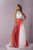 Tiffany Homecoming - 46078 Jeweled Ombre Chiffon A-Line Dress in Red