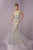 Tiffany Homecoming - Fabulous V- Neckline Beaded Dress 46087 in Red and Nude