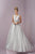 Tiffany Homecoming - Elegant Beaded V-Neck Mikado Dress 46091 In Silver