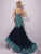 Tiffany Homecoming - 46096 Strapless Metallic Lace Mermaid Gown in Blue