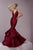 Tiffany Designs - 46100 Lithe Ruffled Mikado Mermaid Evening Gown