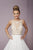 Tiffany Homecoming - Luxurious Beaded Illusion Neck Silky Chiffon A-line Dress 46101 In White